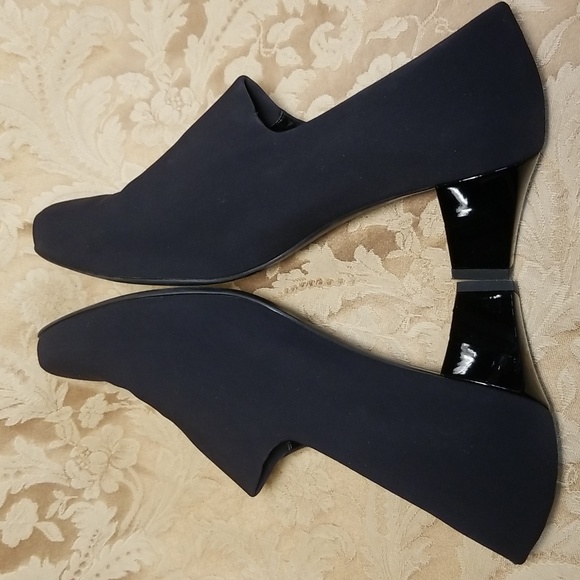 Ara gore-tex women's blue high heel comfort shoe,size 9.5 - Picture 2 of 12